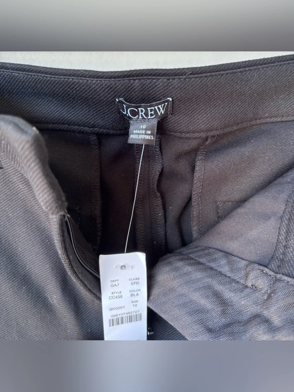 NWT J.Crew Women’s Black Dress Pants – Size 10